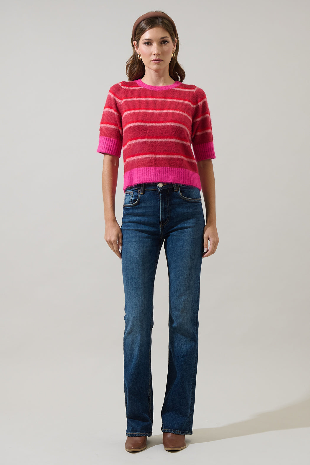Avanti Stripe Sweater Top