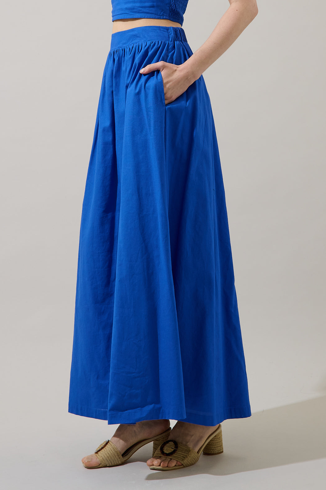 Epsie High Waisted Maxi Skirt