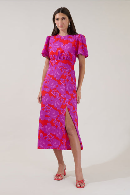 Bloom Midi Dress Sandrie Floral