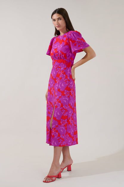 Bloom Midi Dress Sandrie Floral