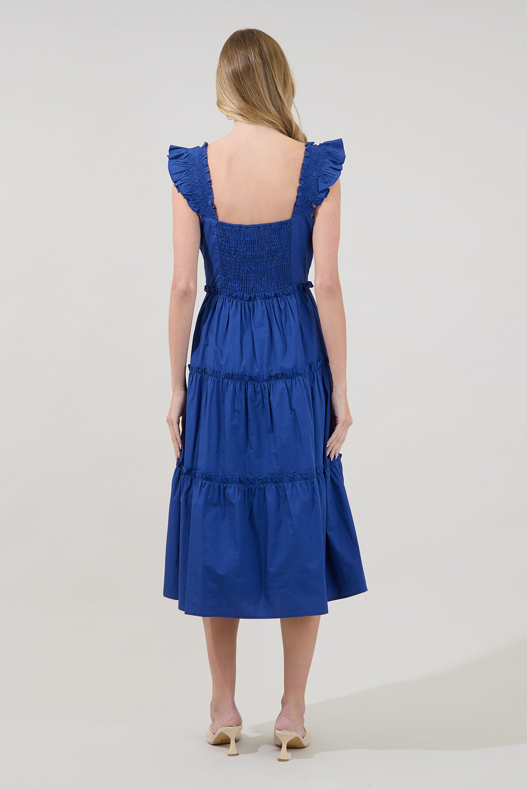 Aurie Tiered Midi Dress