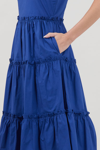 Aurie Tiered Midi Dress