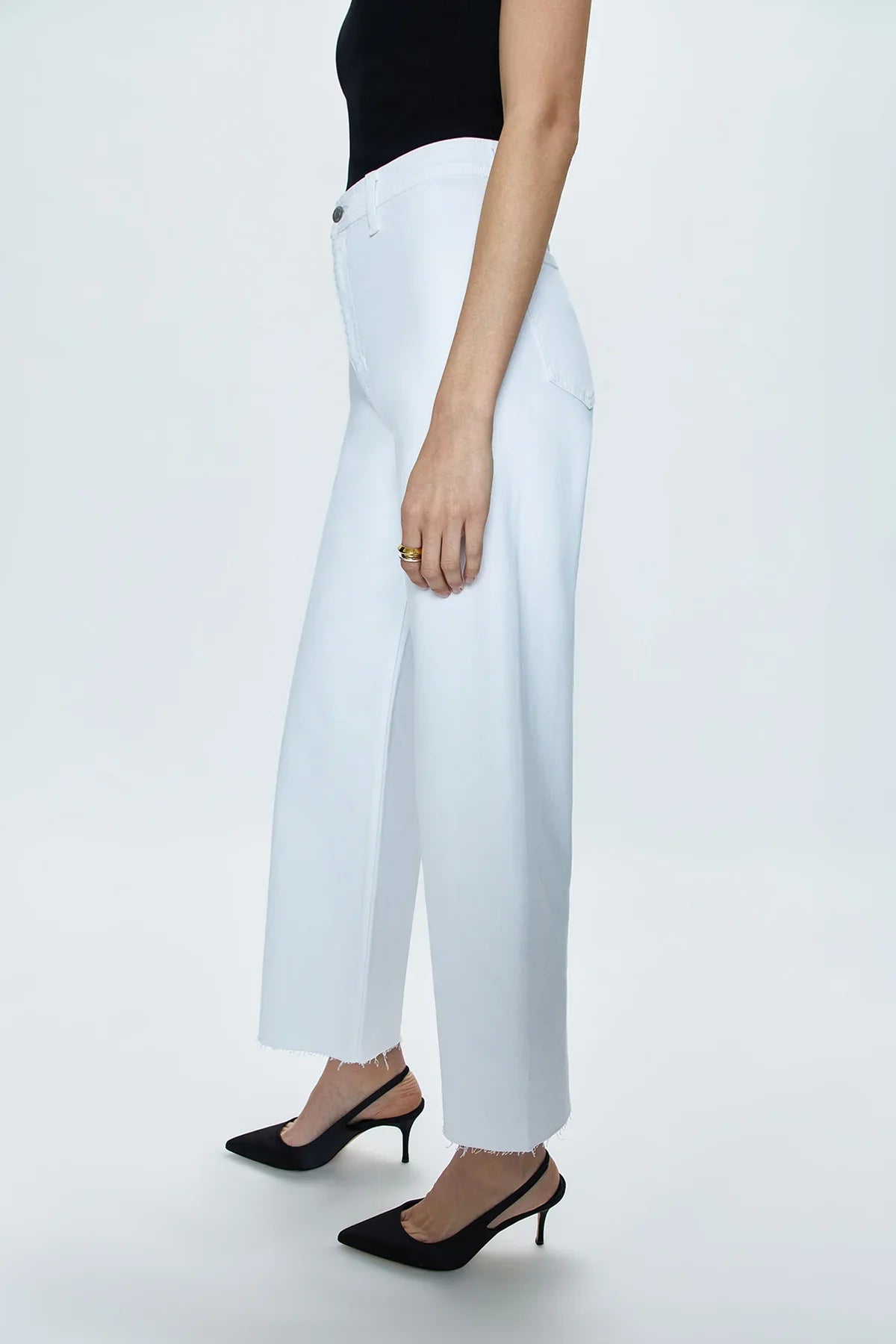 PISTOLA Penny High Rise Wide Leg Crop