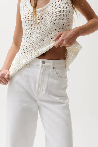 PISTOLA Wes High Rise Barrel Jean