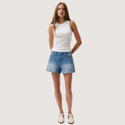 PISTOLA Aoki High Rise A-Line Short