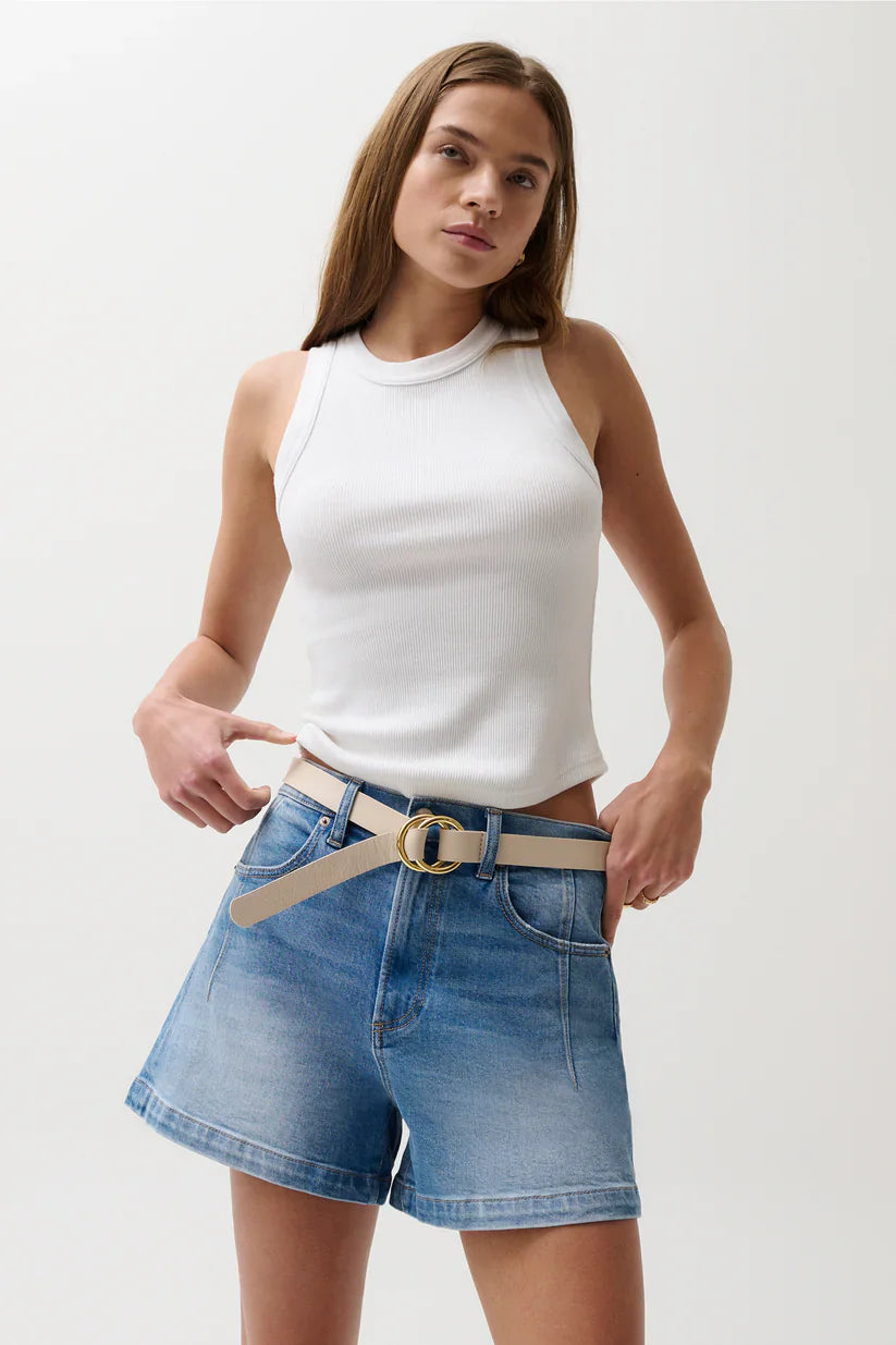 PISTOLA Aoki High Rise A-Line Short