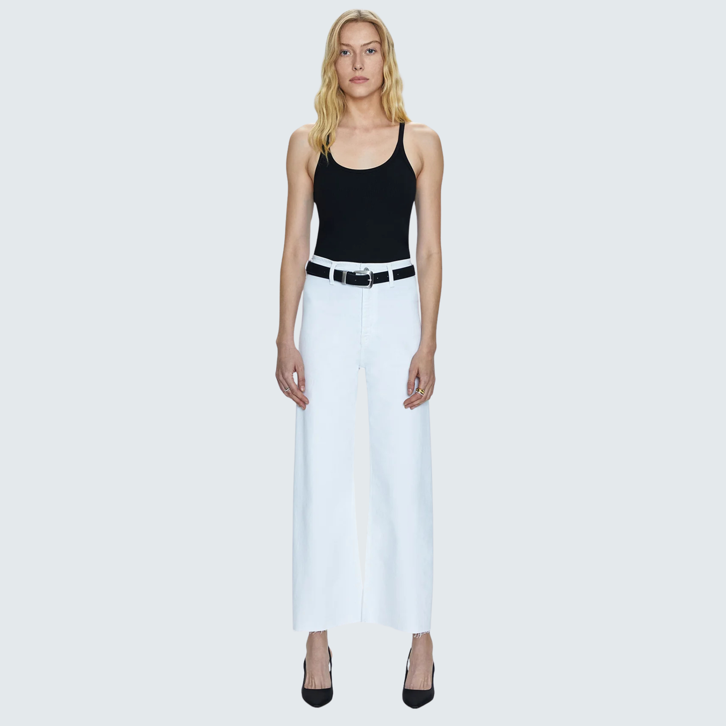 PISTOLA Penny High Rise Wide Leg Crop