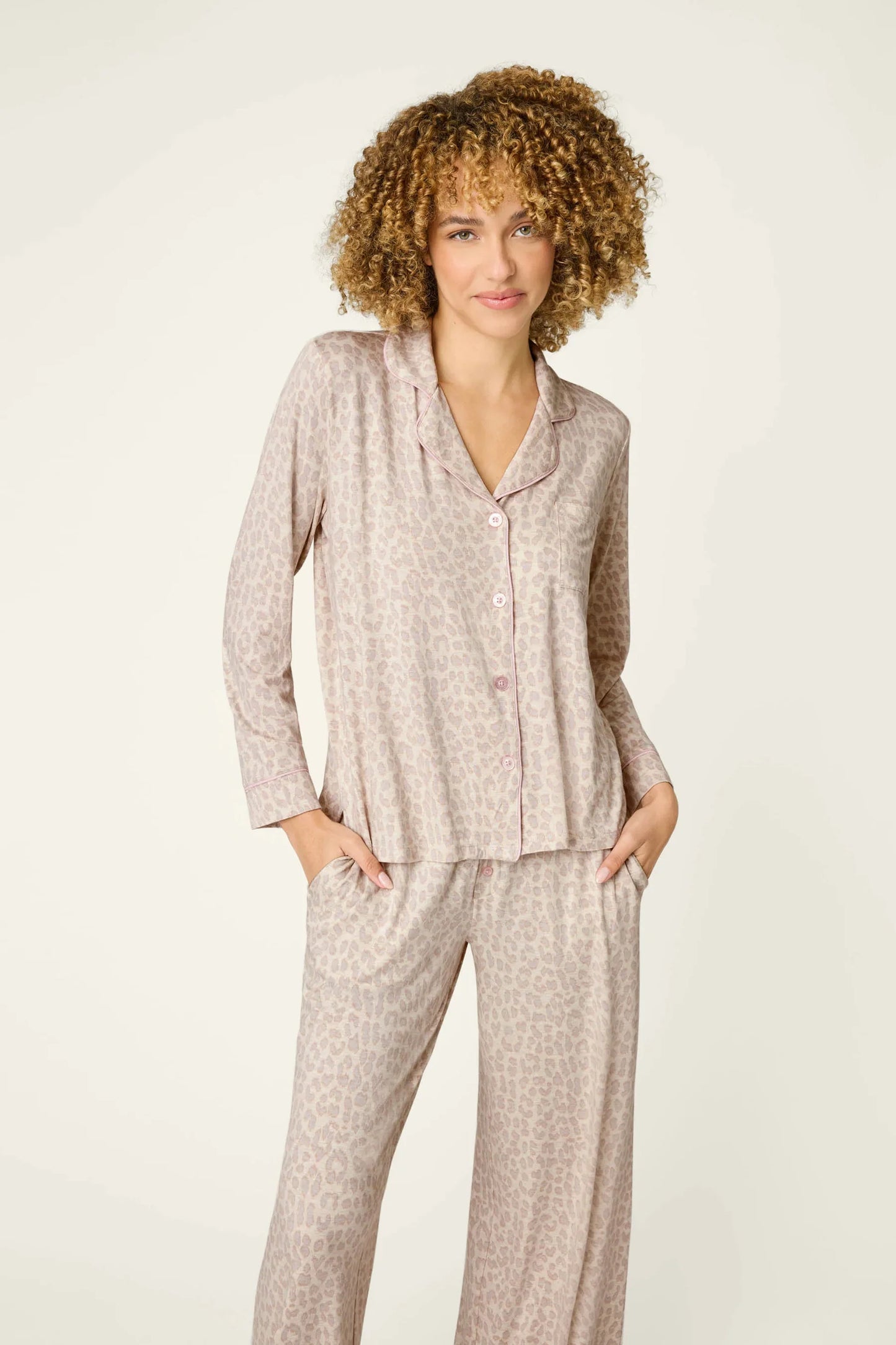 PJ Luxe Leopard Set