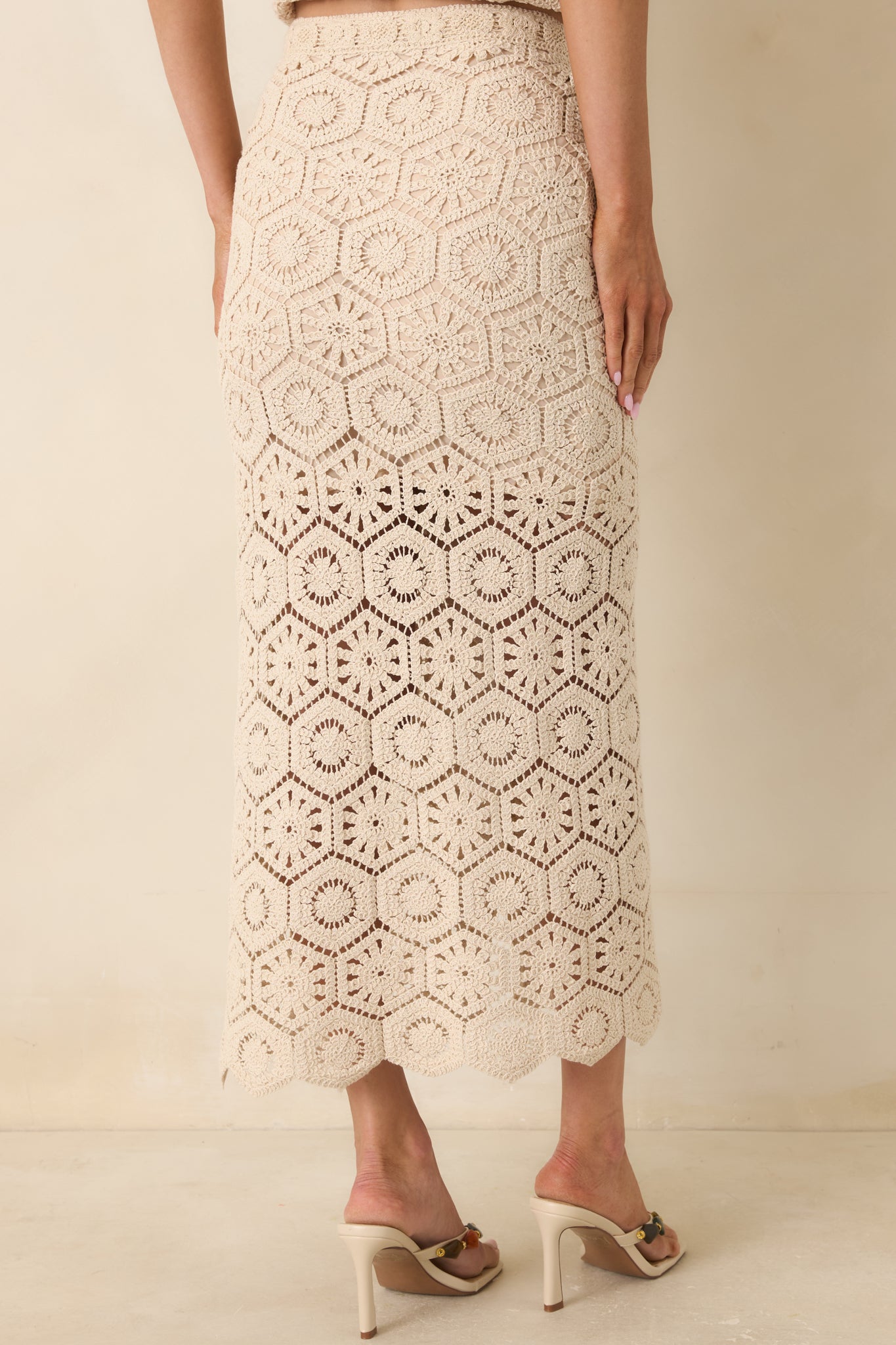 Z Supply Natural Raquel Lace Skirt