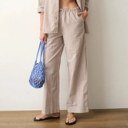 Marine Layer Josie Seersucker Drawstring Pant