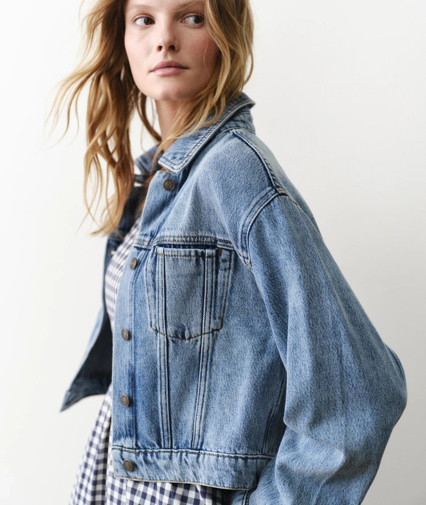Cropped Denim Jacket