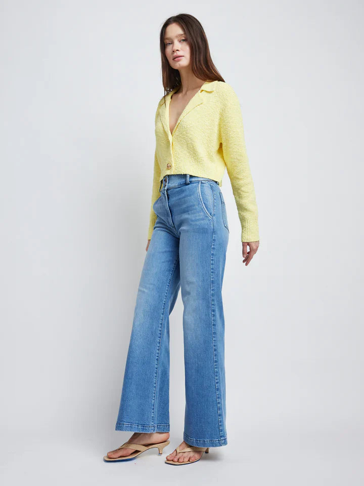 Elsie Crop Blazer Sweater