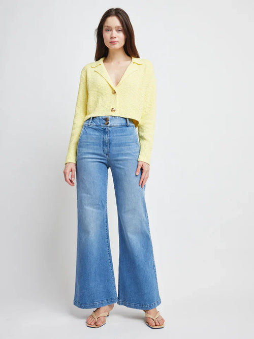 Elsie Crop Blazer Sweater