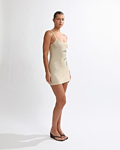 Cali Knit Mini Dress Sand