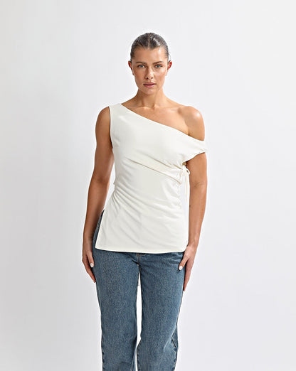 Lani Off Shoulder Top Off White