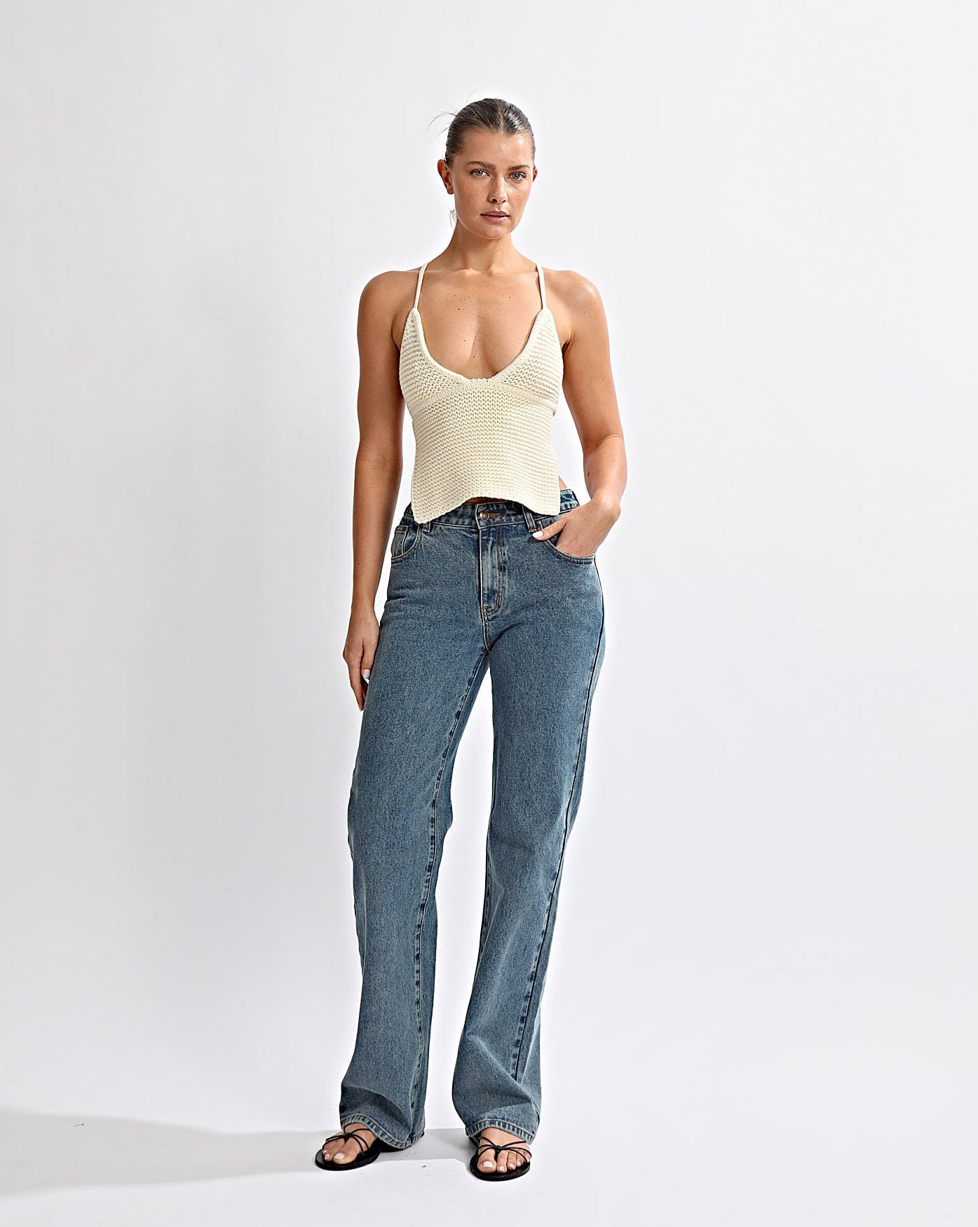 Uma Knit Top Cream