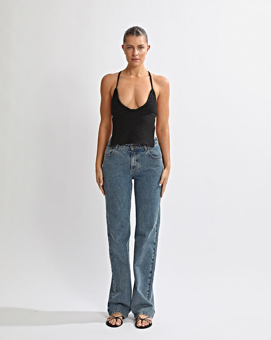 Uma Knit Top Black