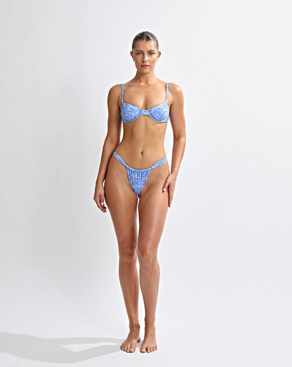 Karlo Balconette Bikini Top Azzure Sol