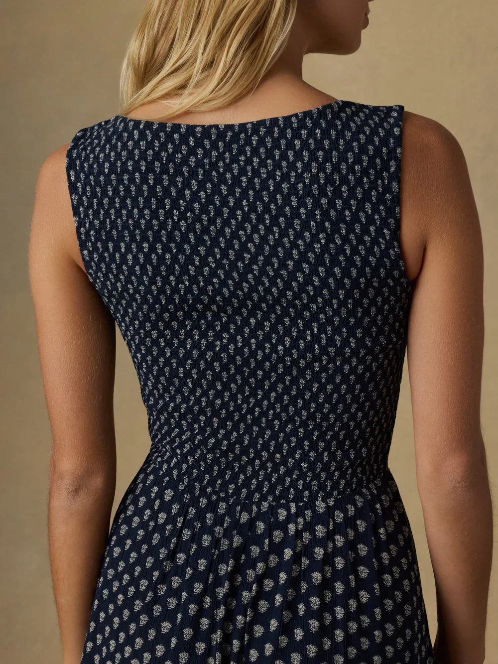 Faherty Sophia Smocked Dress