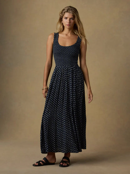 Faherty Sophia Smocked Dress
