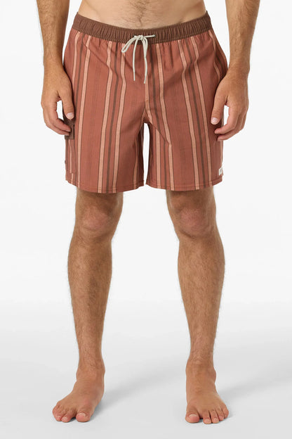 O'Neill Hermosa Retro Elastic Waist 17" Swim Trunks