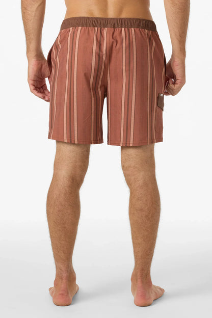 O'Neill Hermosa Retro Elastic Waist 17" Swim Trunks