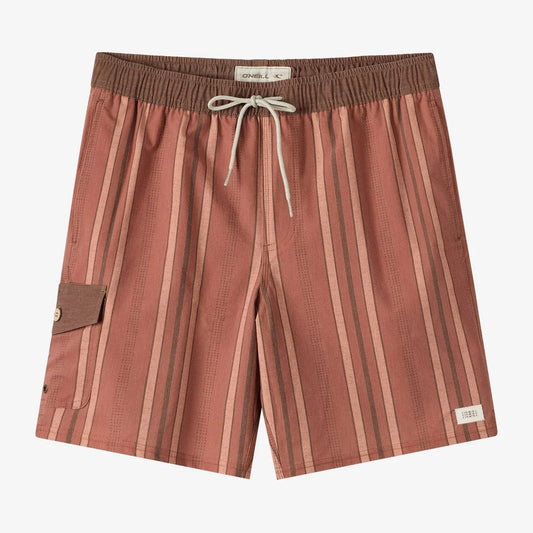 O'Neill Hermosa Retro Elastic Waist 17" Swim Trunks