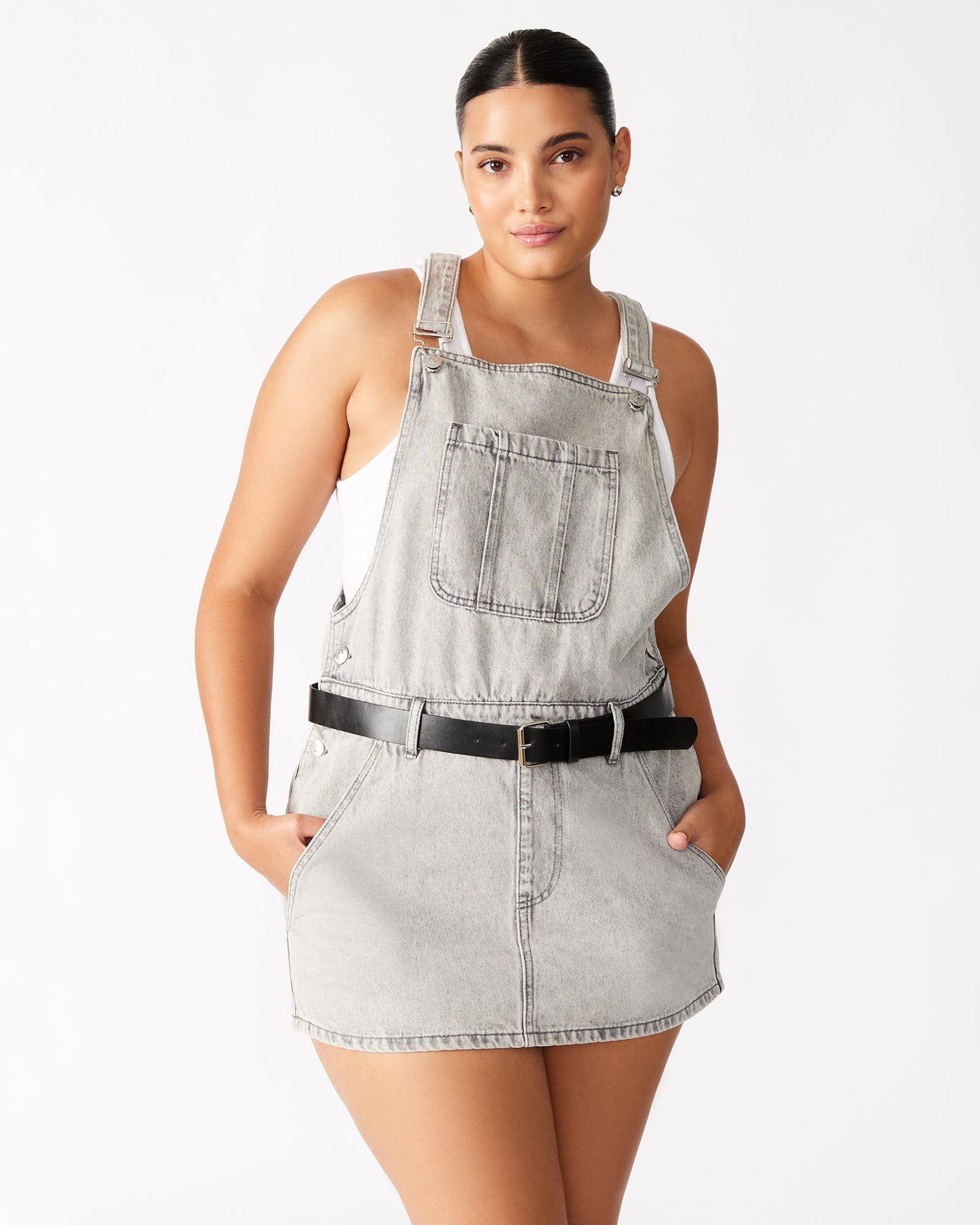 TAMIA DRESS LIGHT GREY