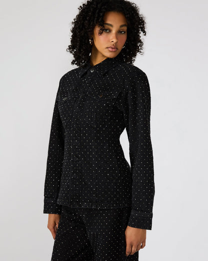 PARC CRYSTAL JACKET BLACK