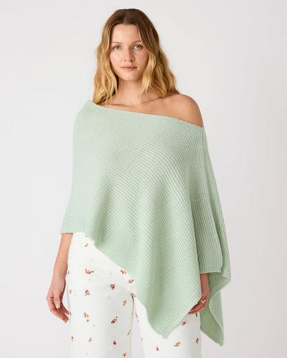 CHANNING PONCHO BAY GREEN