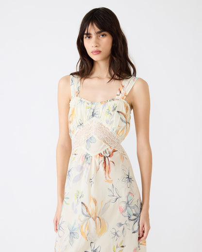 ALEXUS DRESS VINTAGE IVORY