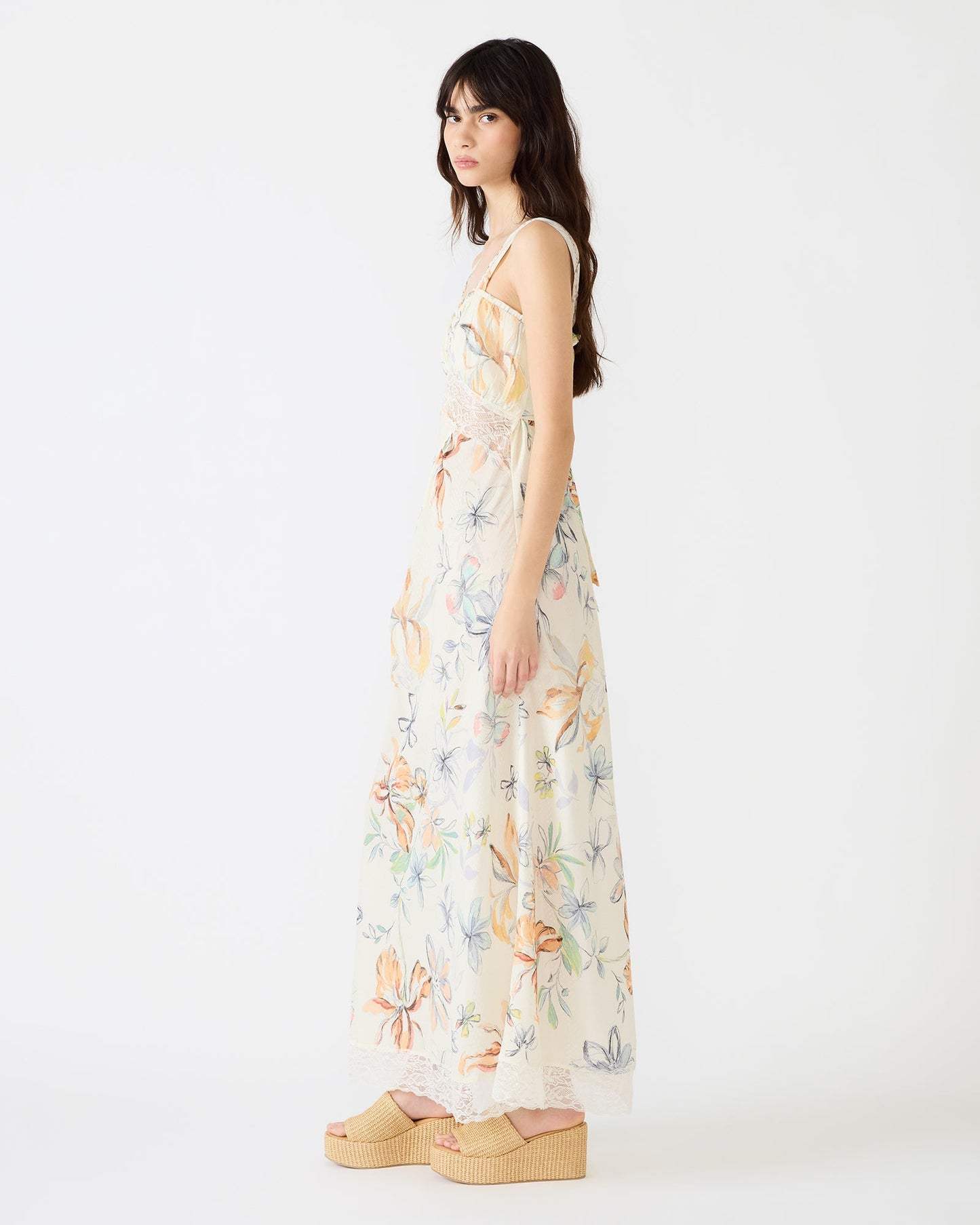 ALEXUS DRESS VINTAGE IVORY