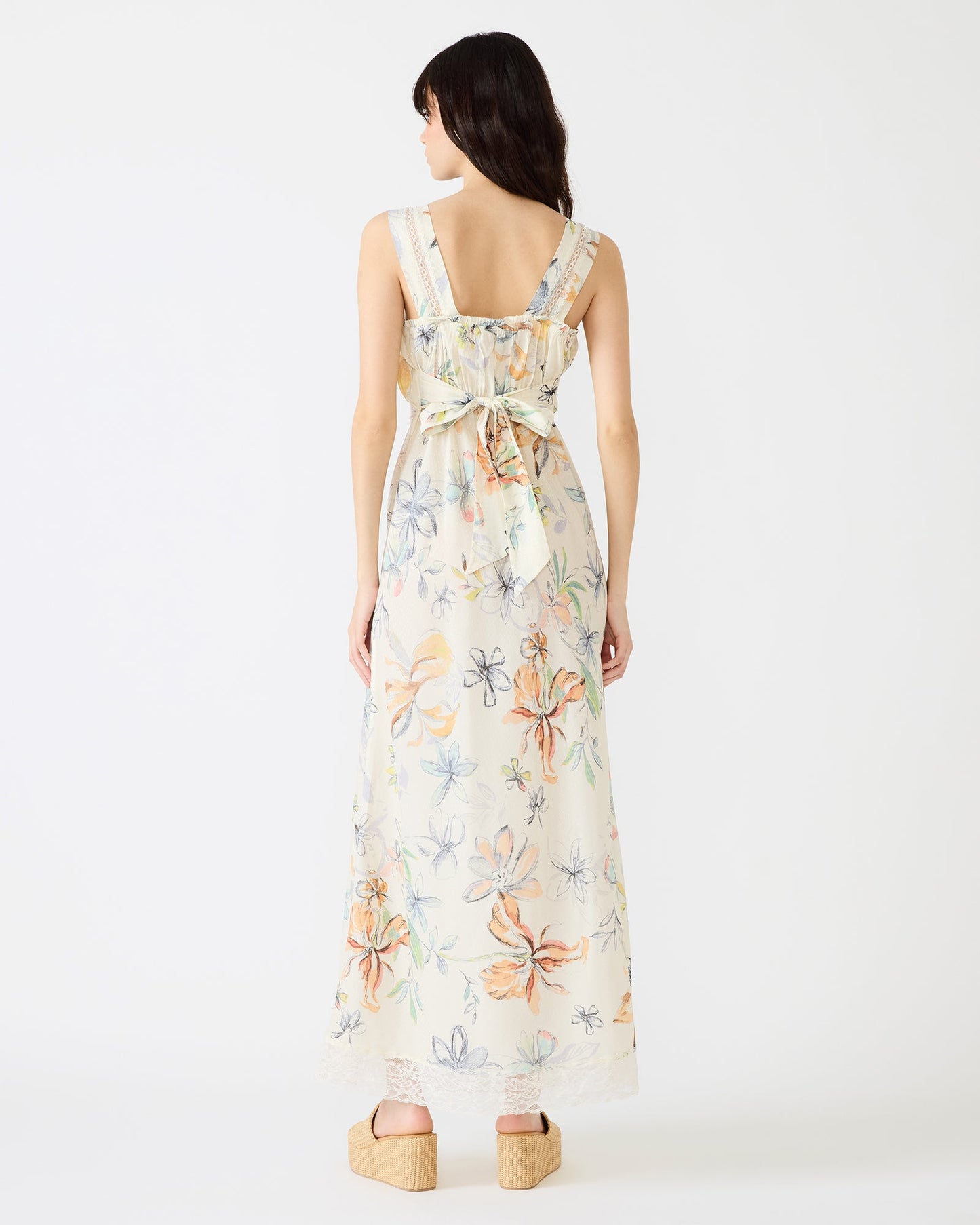 ALEXUS DRESS VINTAGE IVORY