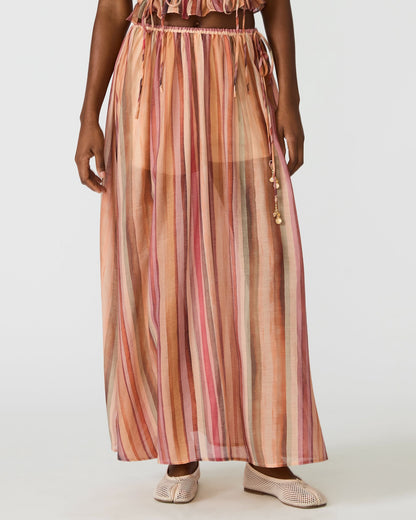 SHILLOH SKIRT STRIPE MULTI