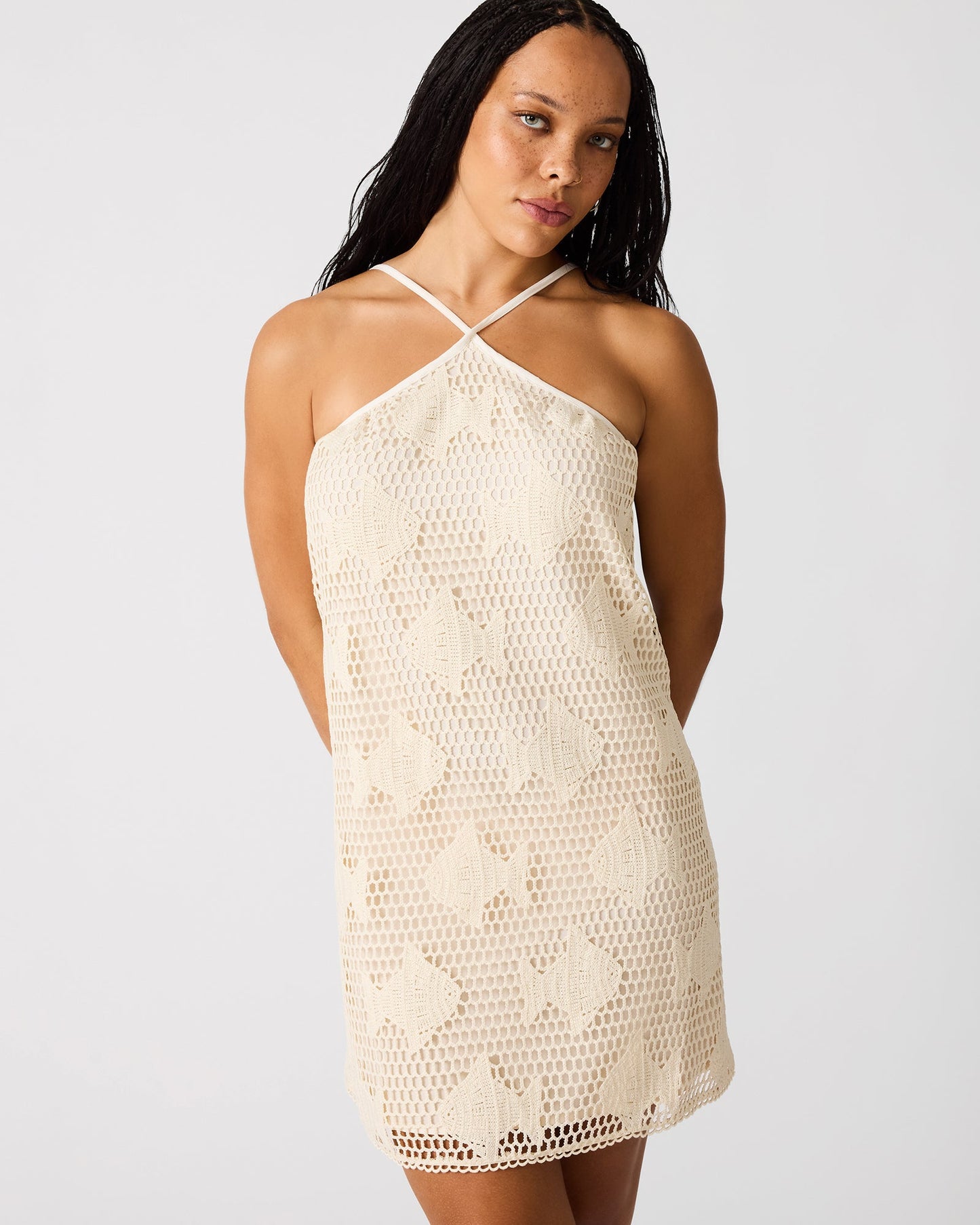 PETUNIA DRESS IVORY