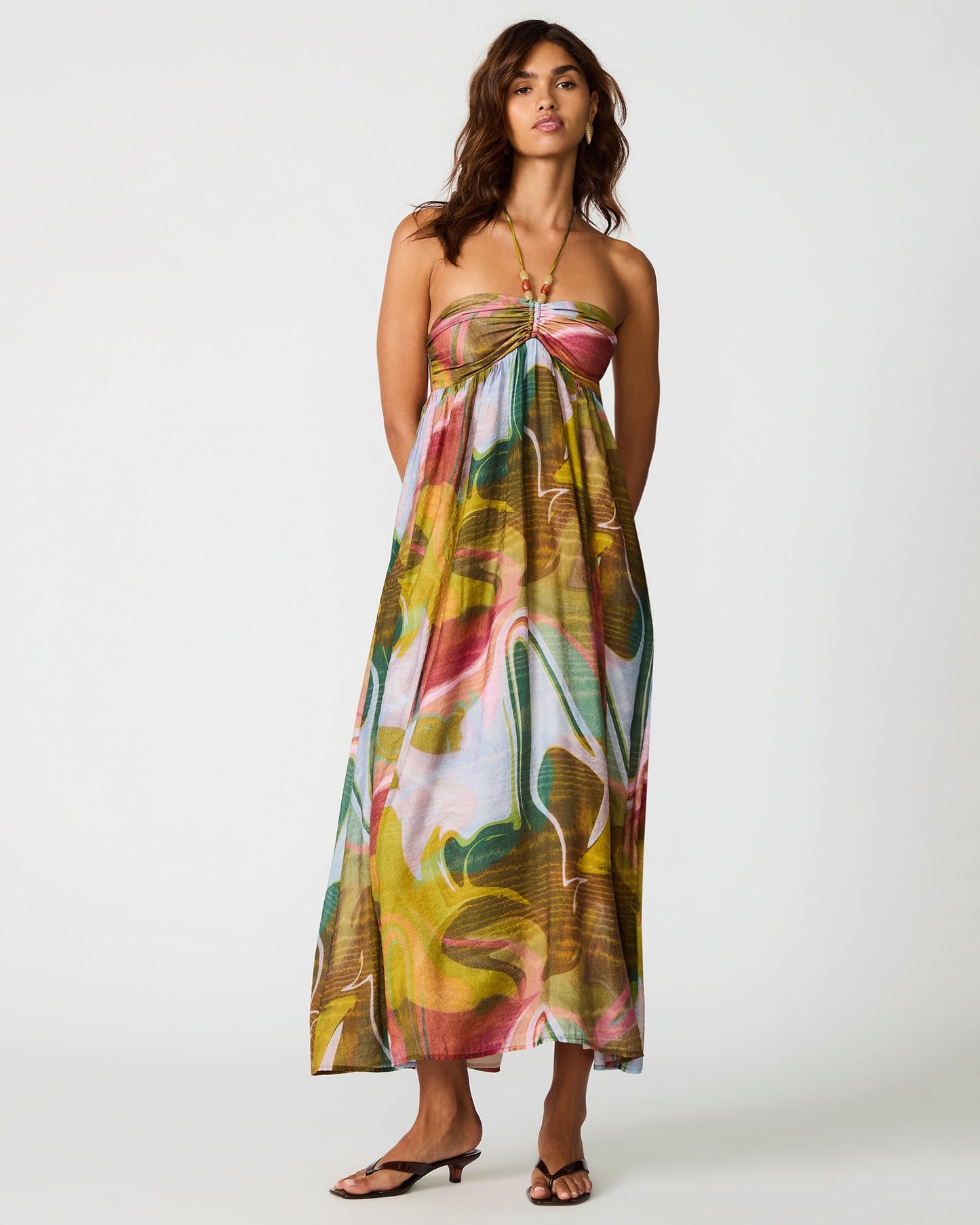 YAZMINA DRESS MARBLE