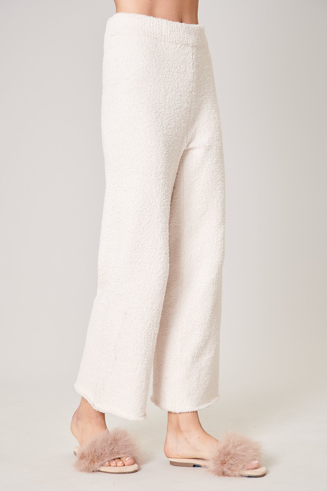 Cloud Nine Fuzzy Cropped Pants