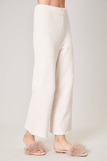 Cloud Nine Fuzzy Cropped Pants