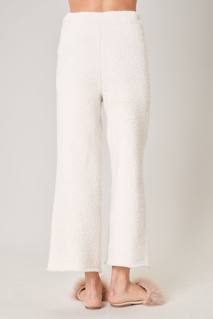 Cloud Nine Fuzzy Cropped Pants