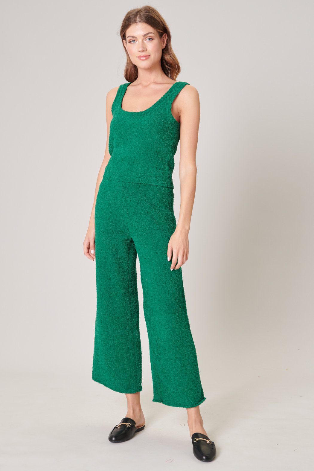 Cloud Nine Fuzzy Cropped Pants