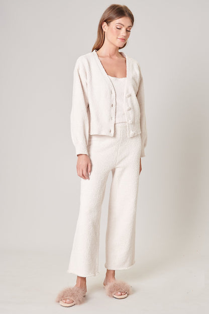 Cloud Nine Fuzzy Cropped Pants