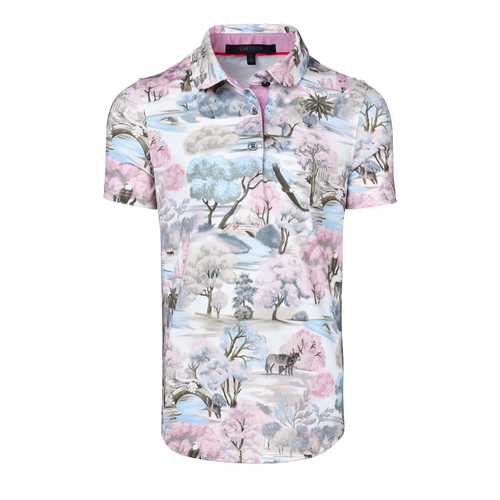 Girls' Scarlett Wolves Roam Short Sleeve Polo