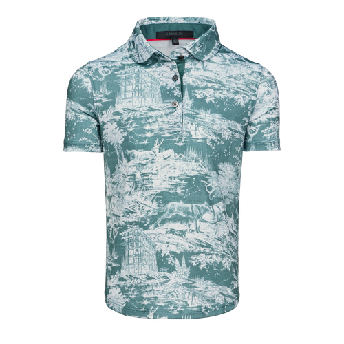 Girl's Huntress Toile Scarlett Polo
