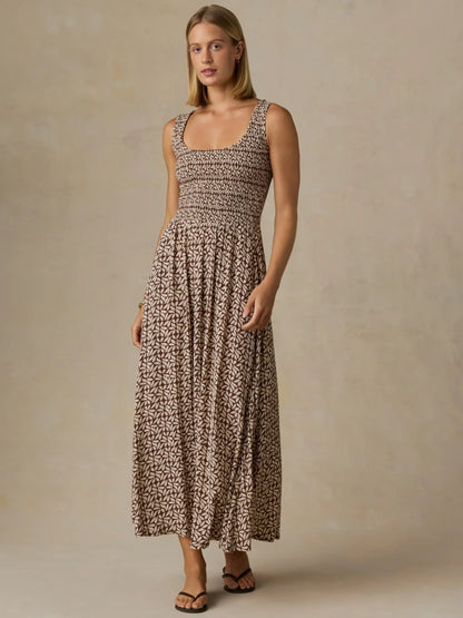 Faherty Sophia Smocked Dress