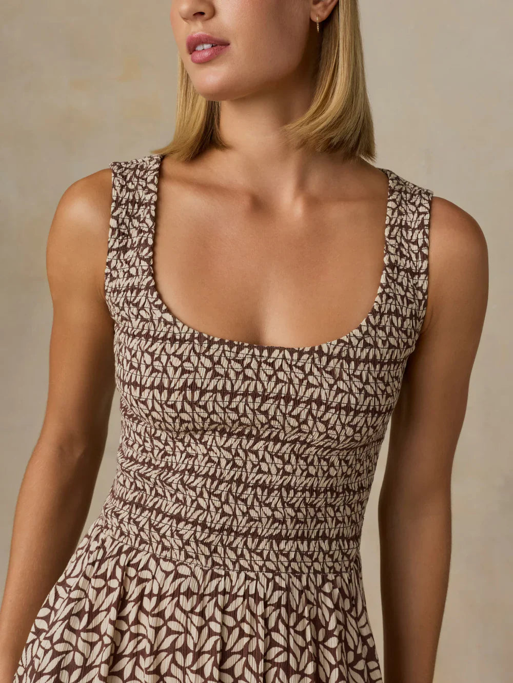Faherty Sophia Smocked Dress