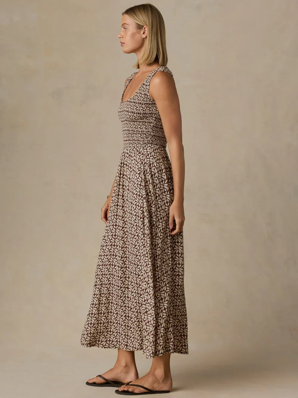 Faherty Sophia Smocked Dress