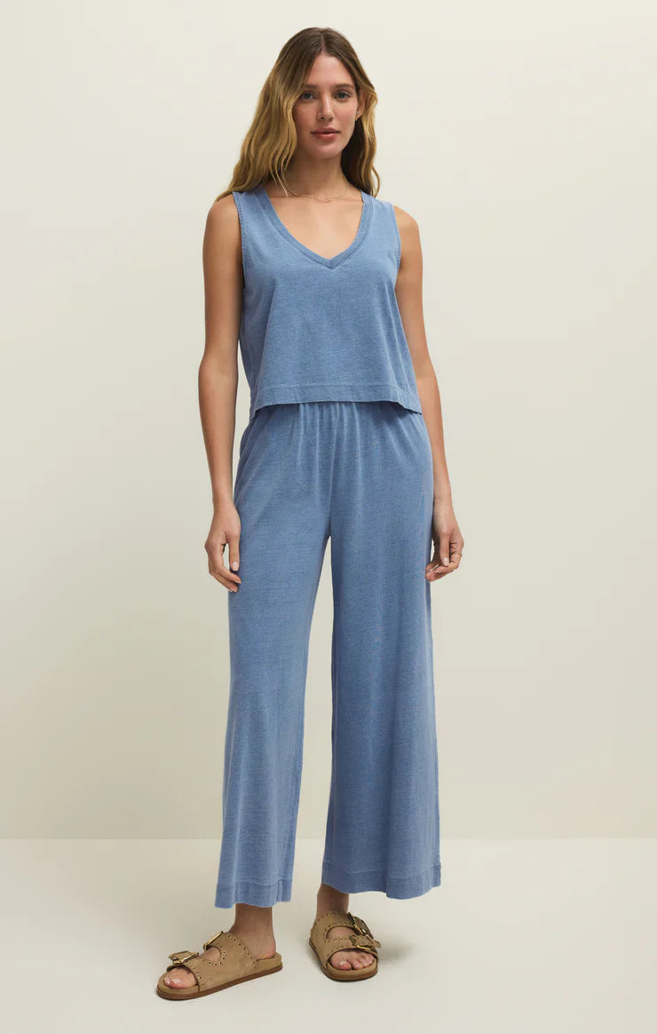 Sloane V-Neck Denim Tank