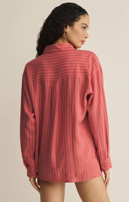 The Perfect Striped Button Up