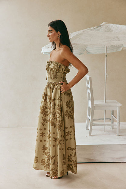 Vivo Dress - Ancienne Green