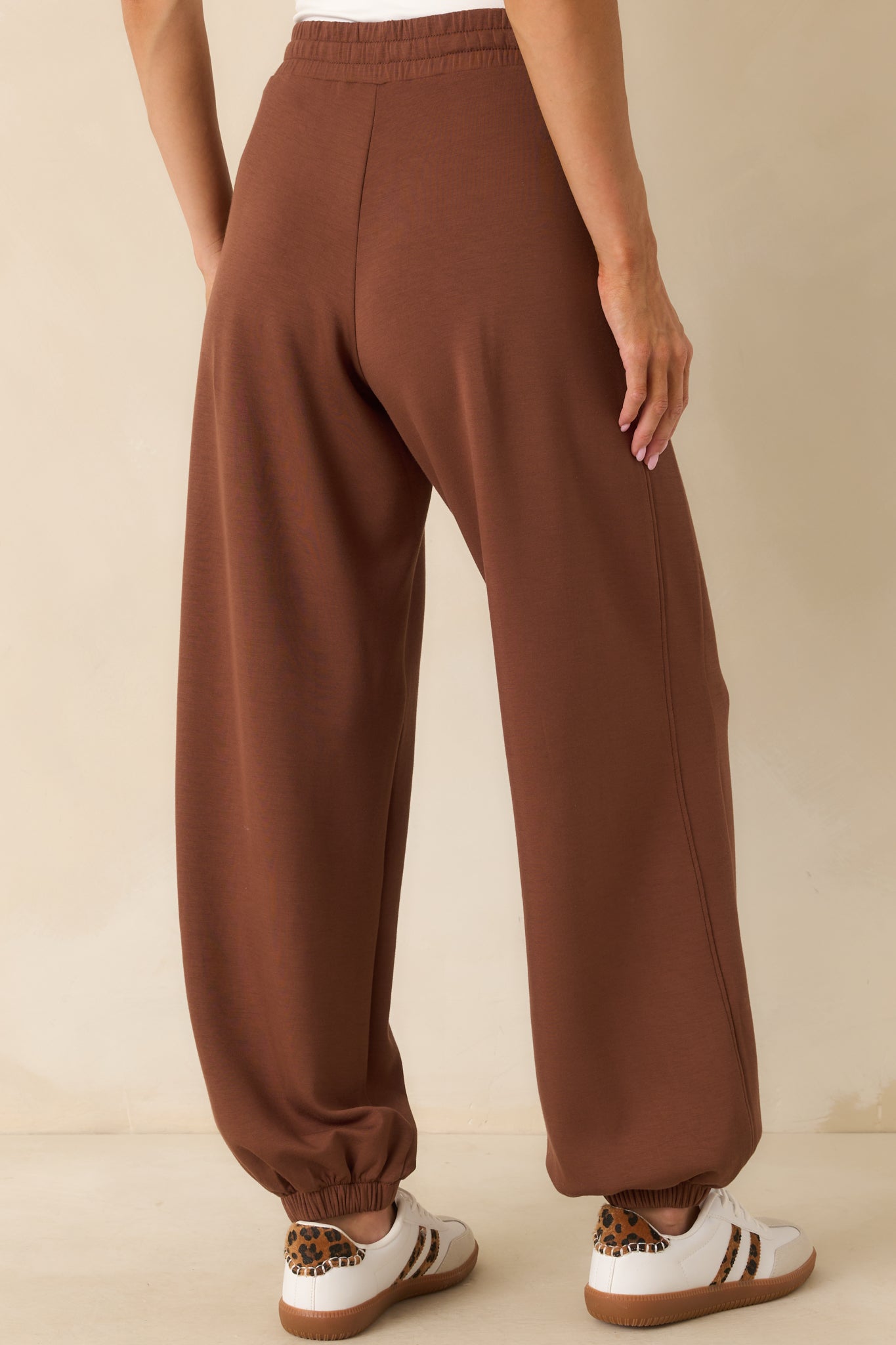 Running Errands Brown Joggers